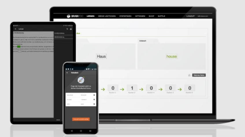 Erstellung von Lektionen & Bildung von Lerngruppen